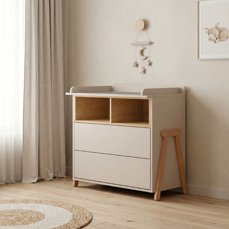 Casababy Palmer Beige Βρεφική Συρταριέρα