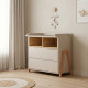 Casababy Palmer Beige Βρεφική Συρταριέρα
