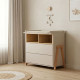 Casababy Palmer Beige Βρεφική Συρταριέρα