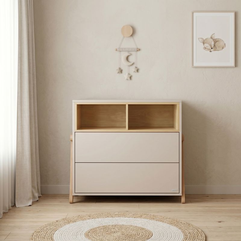 Casababy Palmer Beige Βρεφική Συρταριέρα
