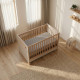 Casababy Palmer Beige Βρεφικό Κρεβάτι Μετατρεπόμενο Σε Προεφηβικό