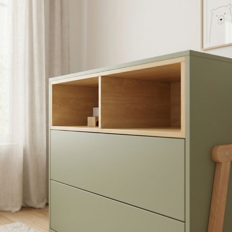 Casababy Palmer Olive Βρεφική Συρταριέρα