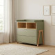 Casababy Palmer Olive Βρεφική Συρταριέρα