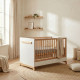 Casababy Palmer White Βρεφικό Κρεβάτι Μετατρεπόμενο Σε Προεφηβικό