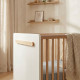 Casababy Palmer White Βρεφικό Κρεβάτι Μετατρεπόμενο Σε Προεφηβικό