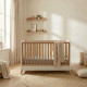 Casababy Palmer White Βρεφικό Κρεβάτι Μετατρεπόμενο Σε Προεφηβικό