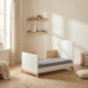 Casababy Palmer White Βρεφικό Κρεβάτι Μετατρεπόμενο Σε Προεφηβικό