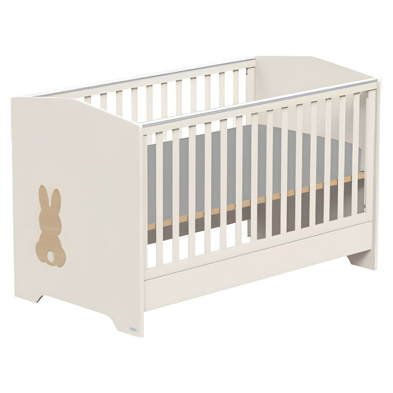 Casababy Rabbit Vanilla Βρεφικό Κρεβάτι Μετατρεπόμενο