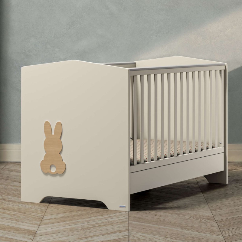 Casababy Rabbit Vanilla Βρεφικό Κρεβάτι Μετατρεπόμενο