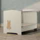Casababy Rabbit Vanilla Βρεφικό Κρεβάτι Μετατρεπόμενο