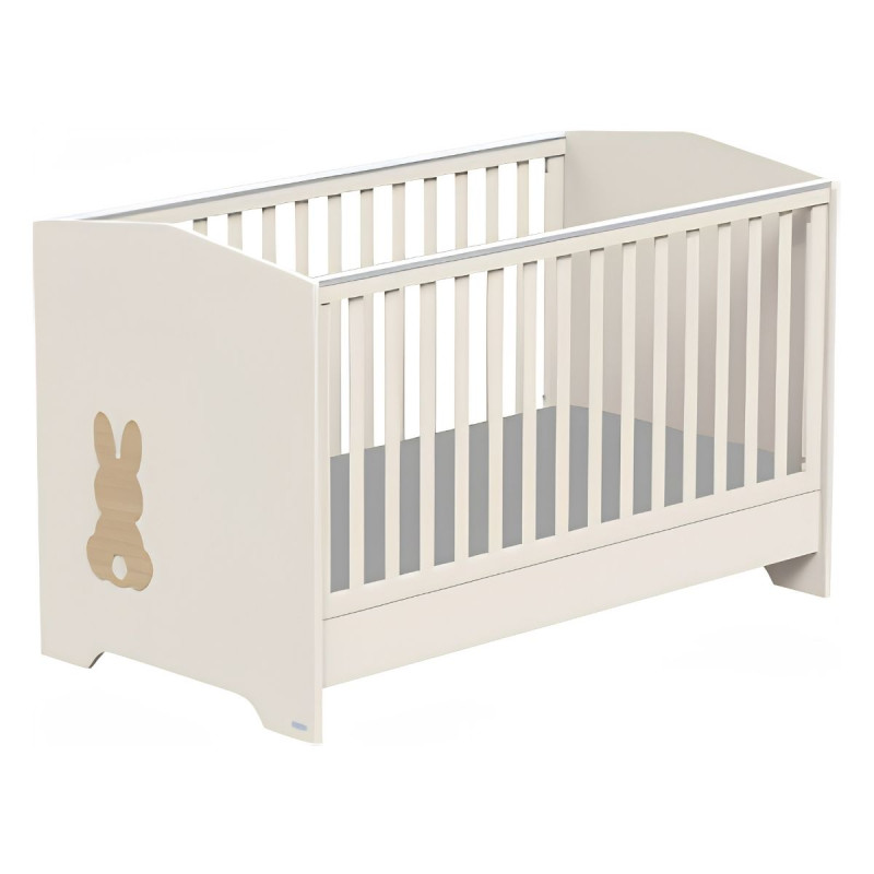 Casababy Rabbit Vanilla Βρεφικό Κρεβάτι Μετατρεπόμενο