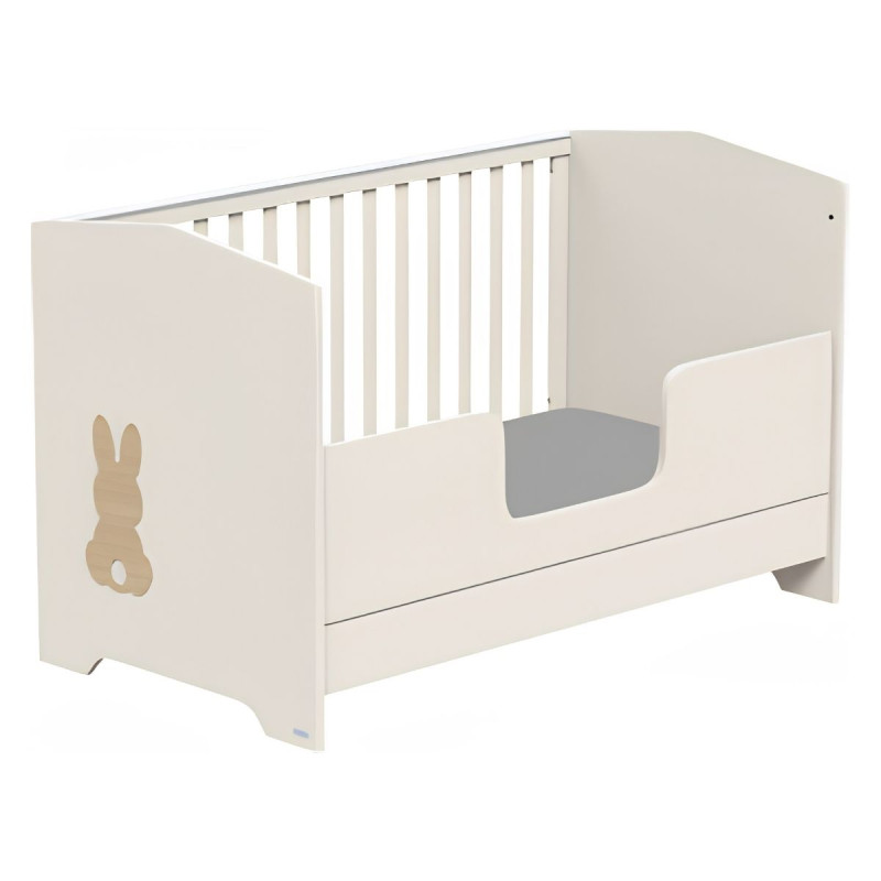 Casababy Rabbit Vanilla Βρεφικό Κρεβάτι Μετατρεπόμενο