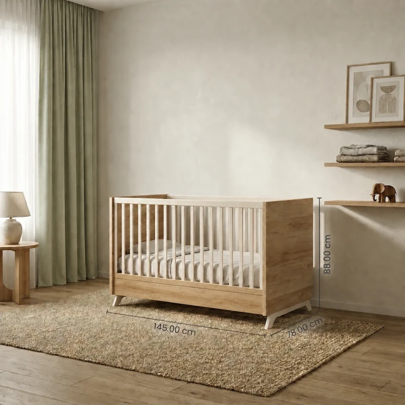 Casababy Rio Vanilla Βρεφικό Κρεβάτι Μετατρεπόμενο