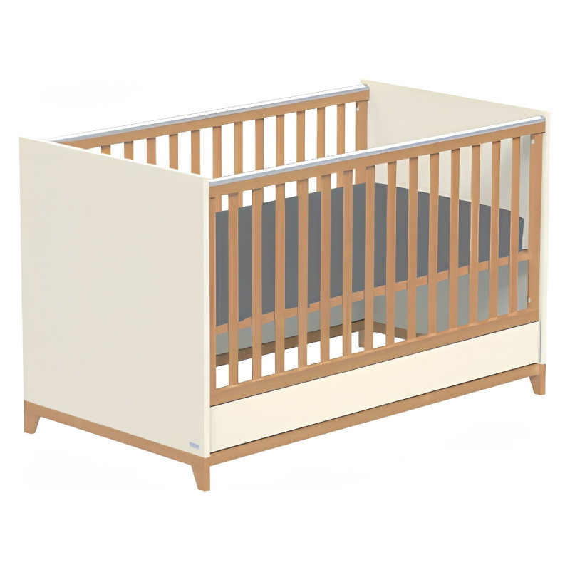 Casababy Zoom Vanilla Βρεφικό Κρεβάτι Μετατρεπόμενο Σε Προεφηβικό