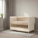 Casababy Zoom Vanilla Βρεφικό Κρεβάτι Μετατρεπόμενο Σε Προεφηβικό