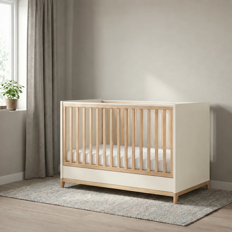 Casababy Zoom Vanilla Βρεφικό Κρεβάτι Μετατρεπόμενο Σε Προεφηβικό