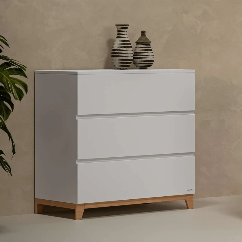Casababy Zoom White Βρεφική Συρταριέρα