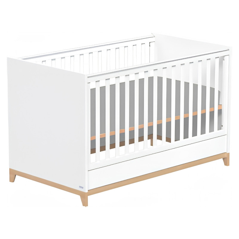 Casababy Zoom White Βρεφικό Κρεβάτι Μετατρεπόμενο