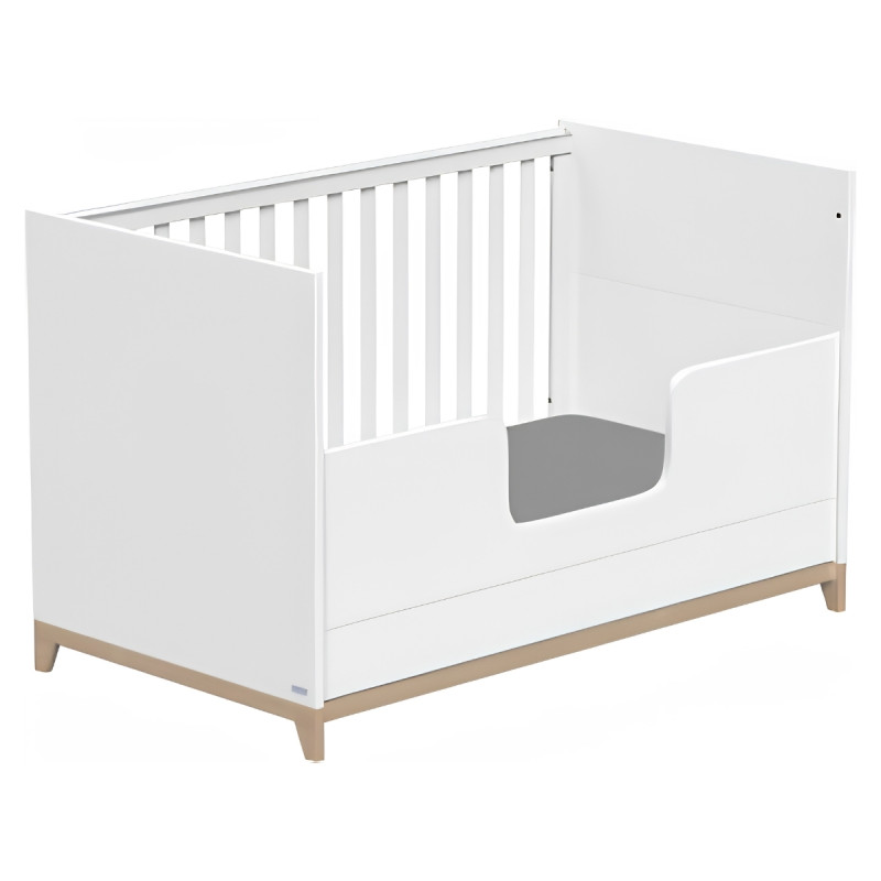 Casababy Zoom White Βρεφικό Κρεβάτι Μετατρεπόμενο