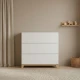 Casababy Zoom White Βρεφική Συρταριέρα