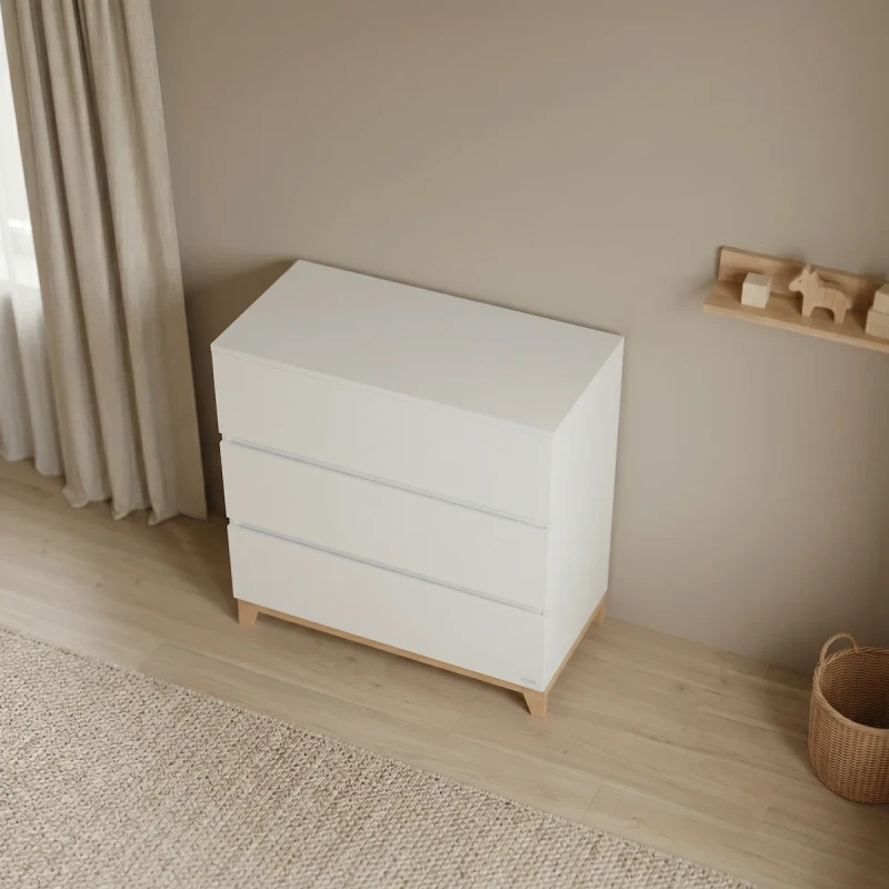 Casababy Zoom White Βρεφική Συρταριέρα