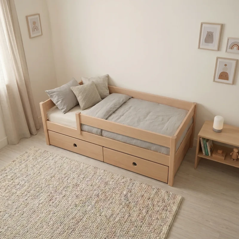 Casakids Dreamy Natutal Κρεβάτι 3-Σε-1