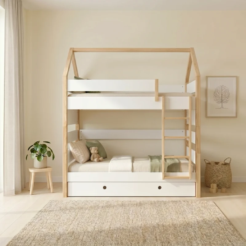 Casakids Kiddy Κουκέτα Μετατρεπόμενη με Αποσπώμενη Σκάλα