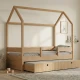 Casakids Kiddy Natural Κρεβάτι Montessori 3-Σε-1