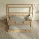 Casakids Kiddy Natural Κρεβάτι Montessori 3-Σε-1