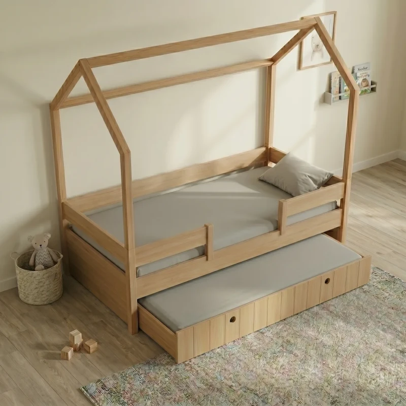 Casakids Kiddy Natural Κρεβάτι Montessori 3-Σε-1