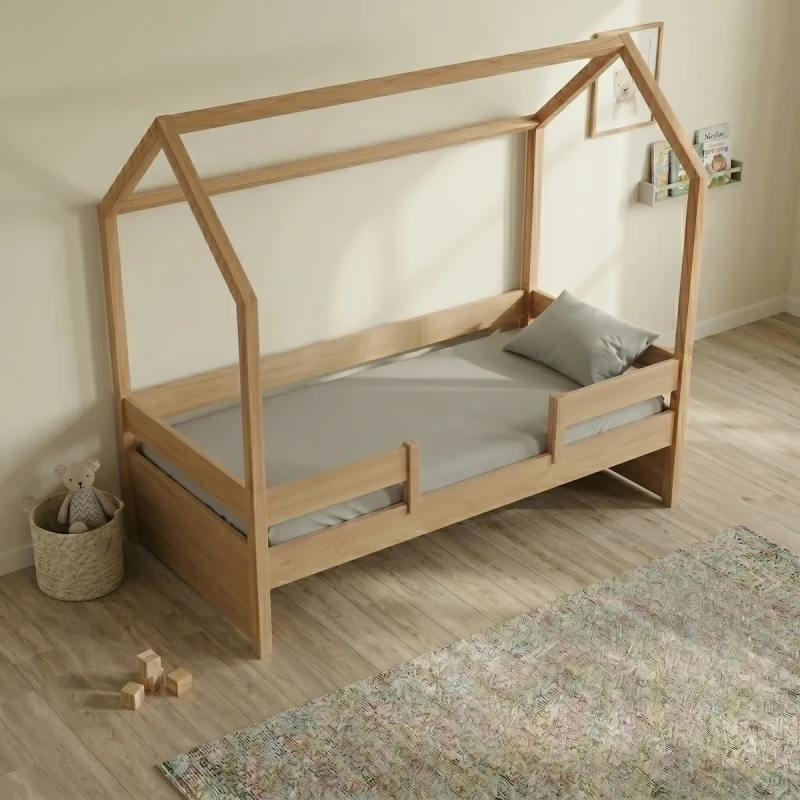 Casakids Kiddy Natural Κρεβάτι Montessori 3-Σε-1