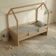 Casakids Kiddy Natural Κρεβάτι Montessori 3-Σε-1