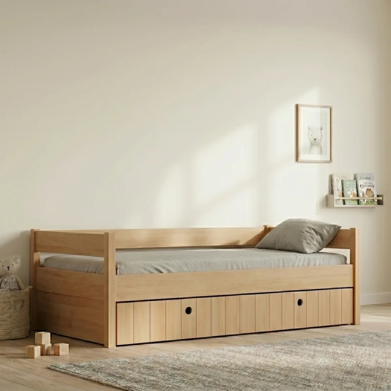 Casakids Kiddy Natural Κρεβάτι Montessori 3-Σε-1