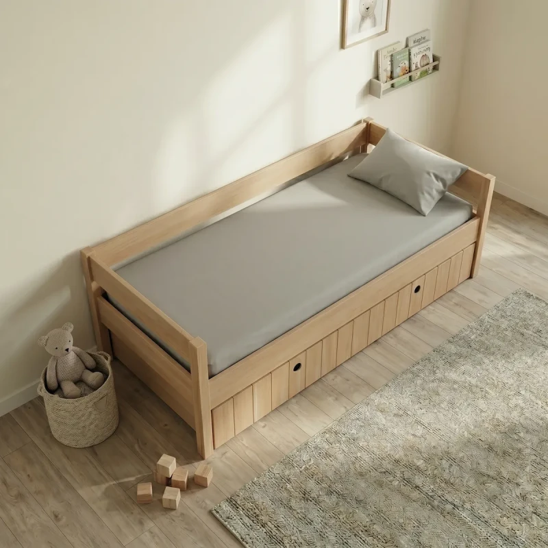 Casakids Kiddy Natural Κρεβάτι Montessori 3-Σε-1