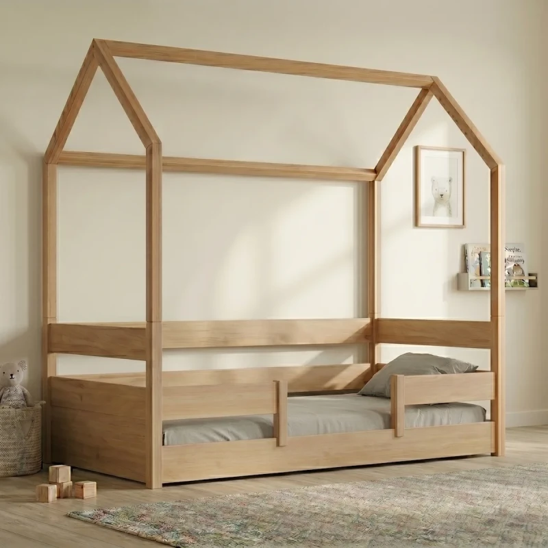 Casakids Kiddy Natural Κρεβάτι Montessori 3-Σε-1