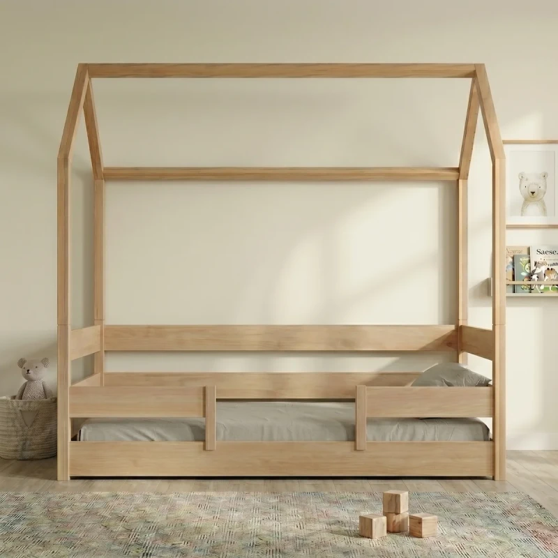 Casakids Kiddy Natural Κρεβάτι Montessori 3-Σε-1