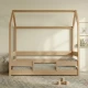 Casakids Kiddy Natural Κρεβάτι Montessori 3-Σε-1