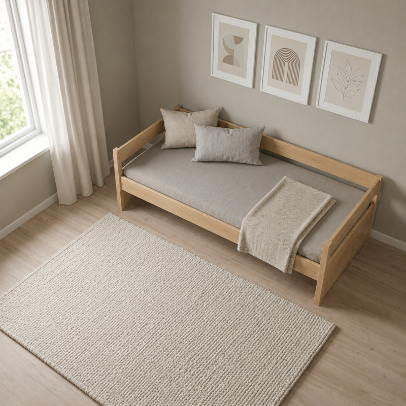 Casakids Kiddy Sofa Natural Παιδικό Κρεβάτι Montessori 2 σε 1