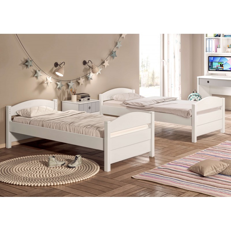 Casakids Loft Κουκέτα Μετατρεπόμενη με Αποσπώμενη Σκάλα