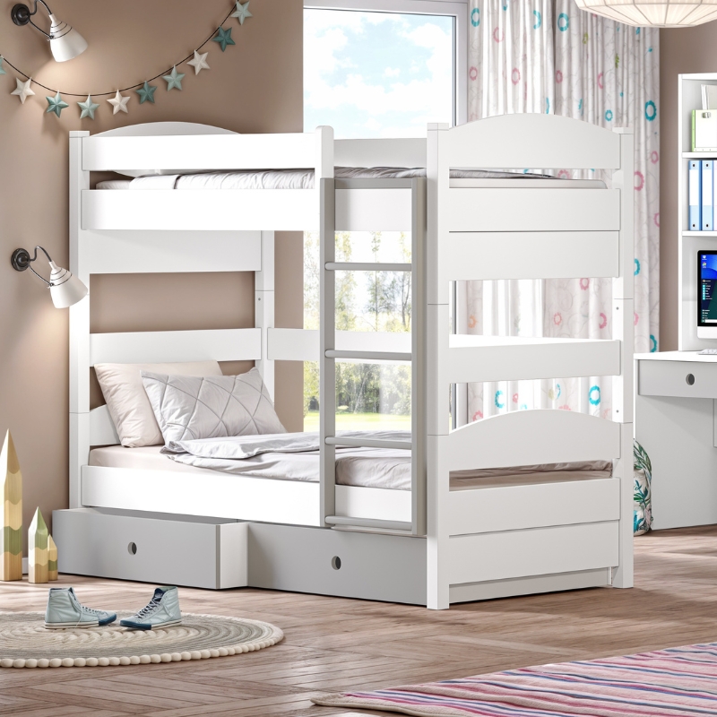 Casakids Loft Κουκέτα Μετατρεπόμενη με Αποσπώμενη Σκάλα