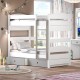 Casakids Loft Κουκέτα Μετατρεπόμενη με Αποσπώμενη Σκάλα