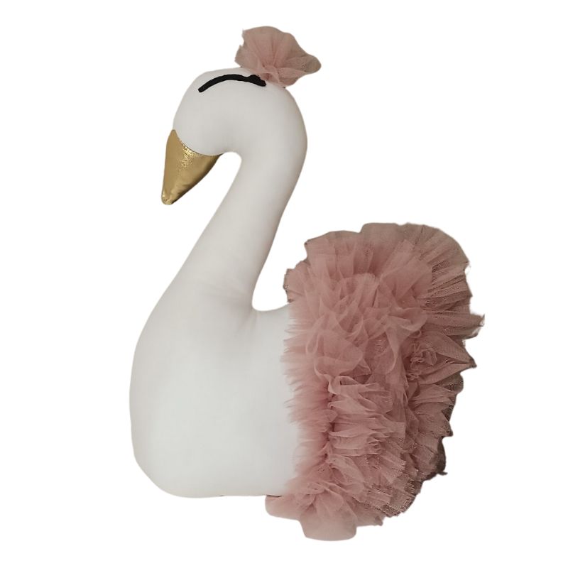 Catriss Κύκνος με Τούλι 40cm Dusky Pink