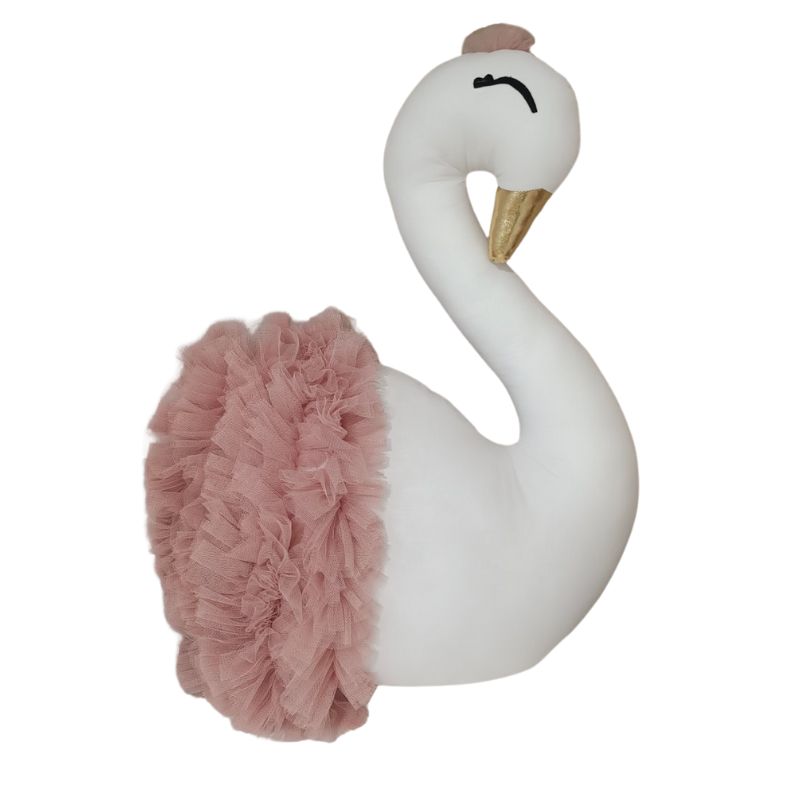Catriss Κύκνος με Τούλι 60cm Dusky Pink