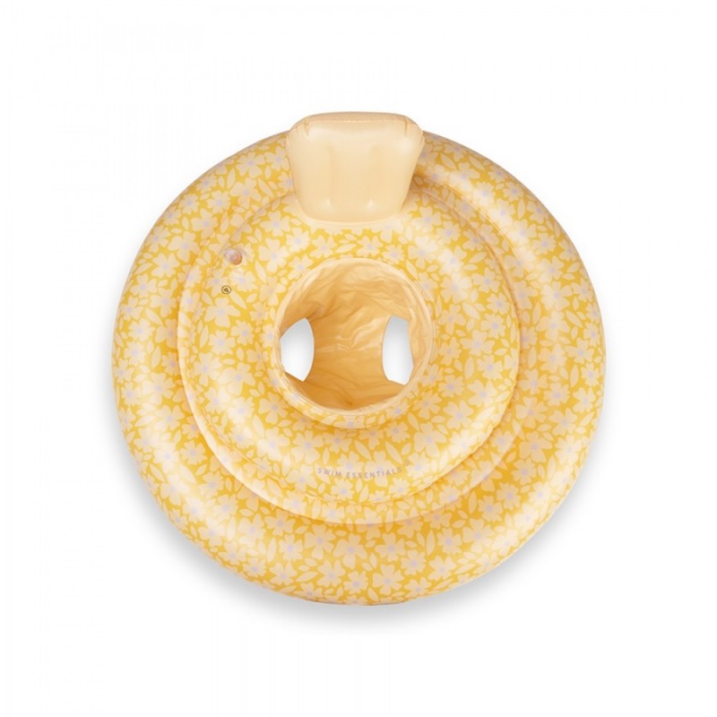 Swim Essentials: Σωσίβιο ⌀69εκ. για μωρά από 0-1 ετών - "Yellow Flowers"