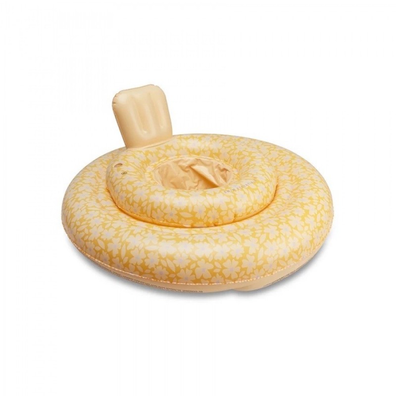 Swim Essentials: Σωσίβιο ⌀69εκ. για μωρά από 0-1 ετών - "Yellow Flowers"