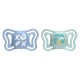 Chicco Physio Forma Light Σετ  Πιπίλες 2 τμχ 6-16m Σιέλ