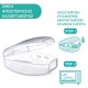 Chicco Physio Forma Light Σετ Πιπίλες Σιλικόνης 2 τμχ Για Τη Νύχτα 6-16 Μηνών Γκρι - Κίτρινο