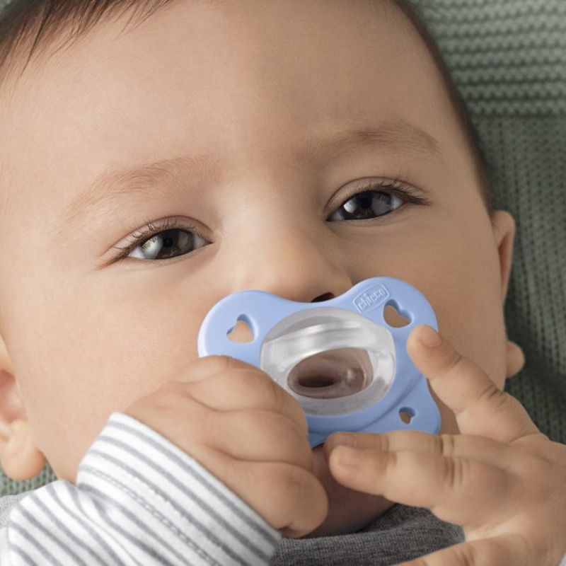 Chicco Physioforma Dual Soft 100% Σιλικονούχα Πιπίλα 1 τμχ Για 0-2 Μηνών Mint