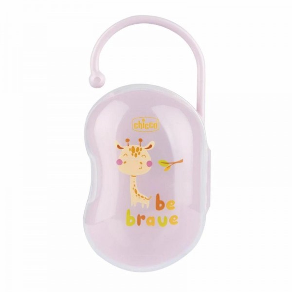 Chicco Easy Box Θήκη Για 2 Πιπίλες Ροζ