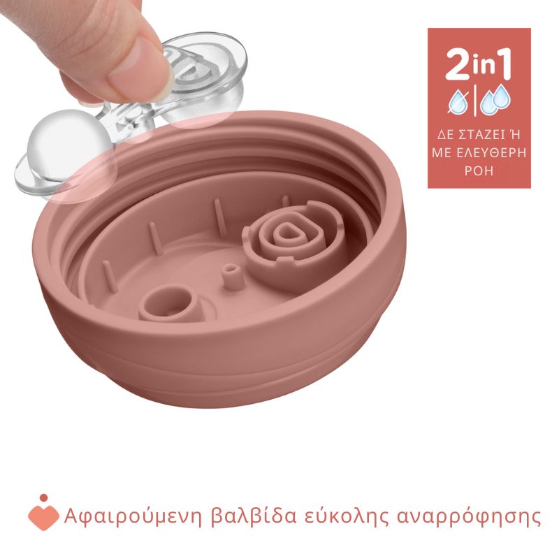 Chicco Training Cup Εκπαιδευτικό Ποτήρη Με Μαλακό Στόμιο Για 6+ Μηνών 200ml Pink